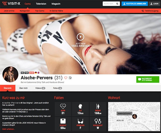 Visit-X-Profil von Aische Pervers
